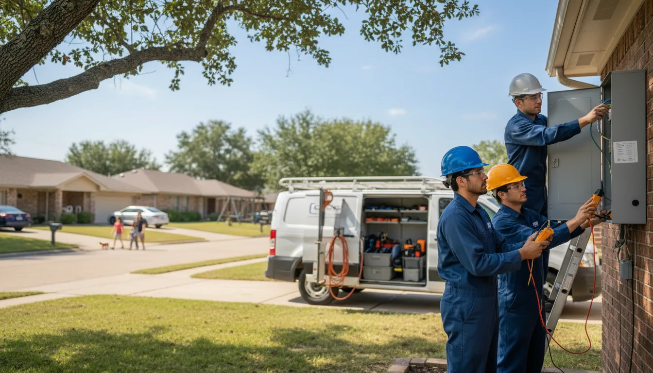 Certified electrician providing emergency electrical services in Lewiston, NE